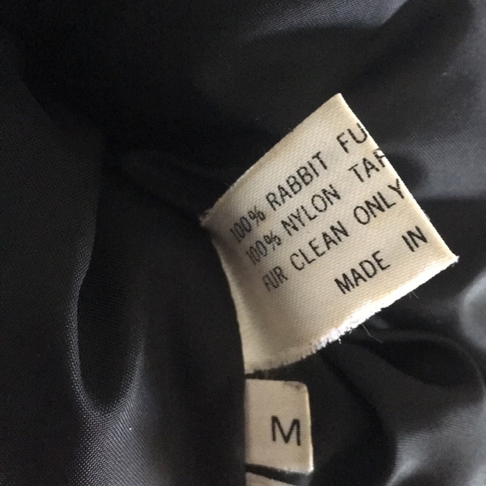 100% Rabbit Fur Coat - Picture 8 of 8